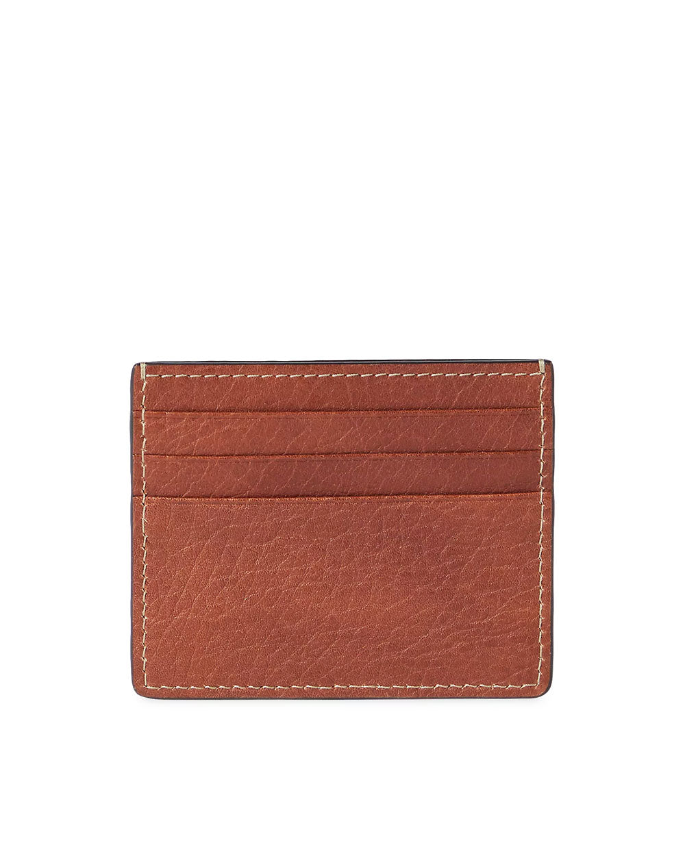 Leather Card Holder in Copper