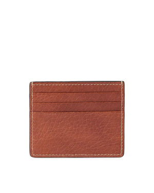 Leather Card Holder in Copper