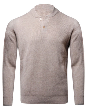 Light Brown Cashmere Henley