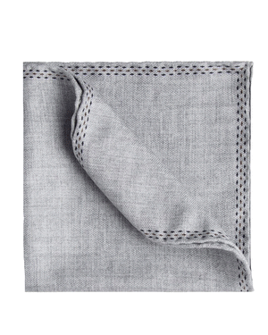 Light Grey Pocket Square