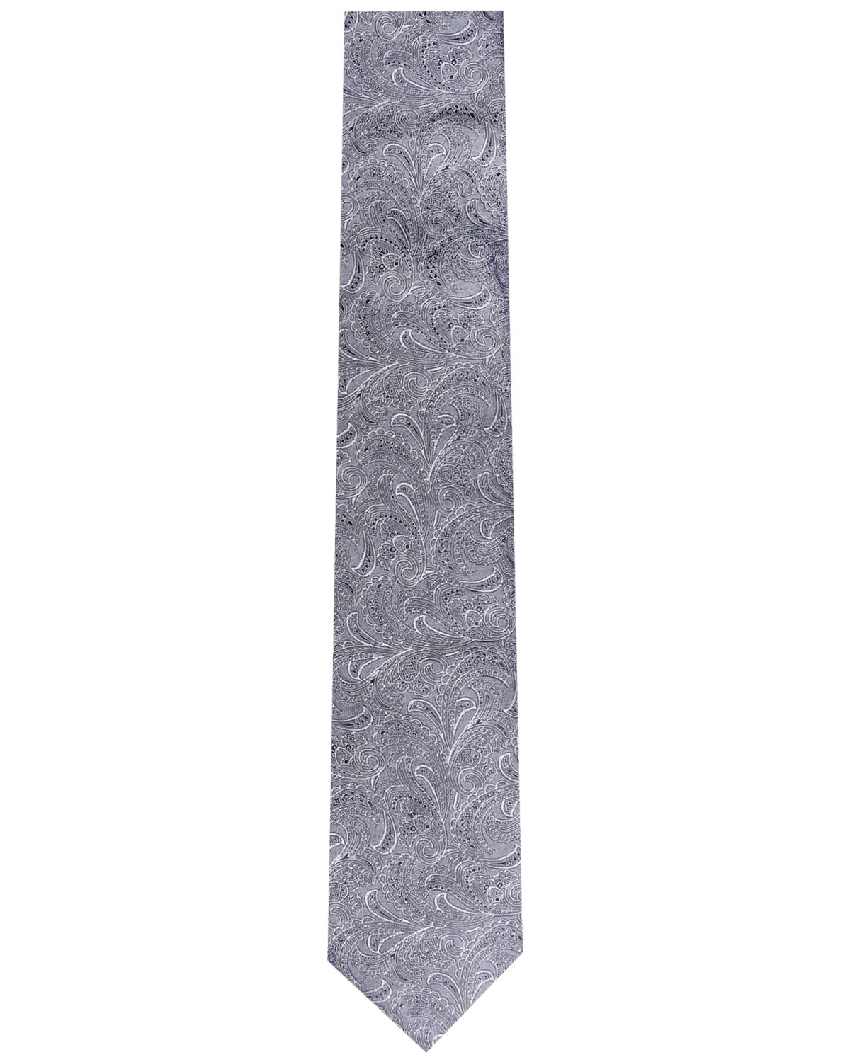 Medium Grey Silk Tie