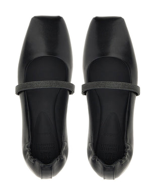 Monili Ballet Flats in Black