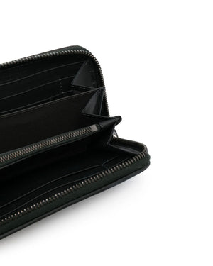 Monili Zip-Fastening Wallet in Ultra Black