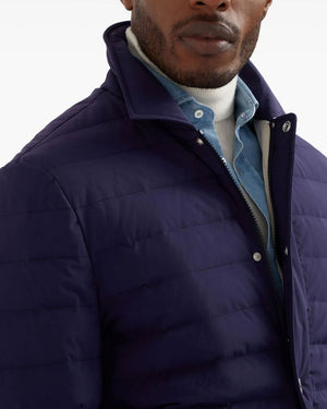 Navy Blue Padded Jacket