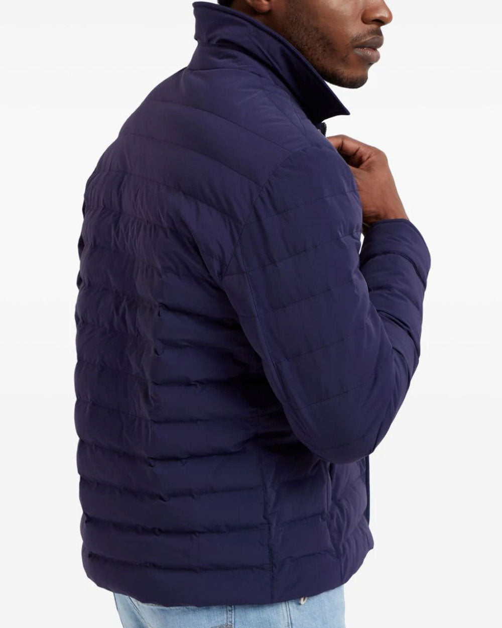 Navy Blue Padded Jacket