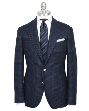 Navy Glen Plaid Sportcoat