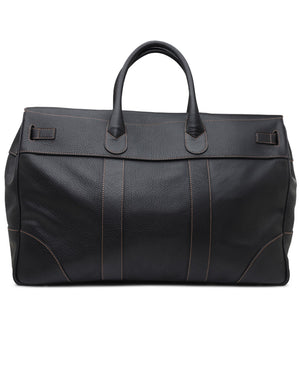 Nero Calfskin Leather Travel Bag