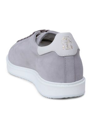 Nubuck Sneakers in Light Grey