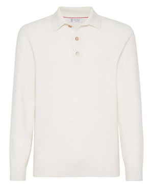 Panama White Cashmere Sweater