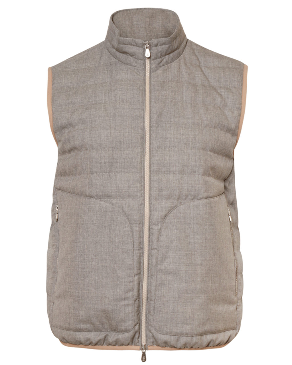 Brunello Cucinelli Pearl Grey Water Resistant Padded Vest – Stanley Korshak