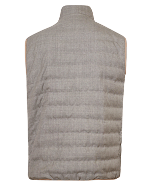 Pearl Grey Water Resistant Padded Vest