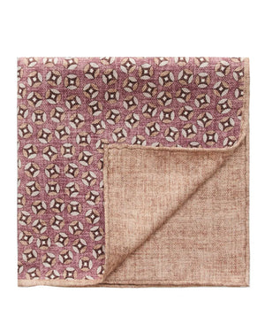 Pink Printed Pocket Square