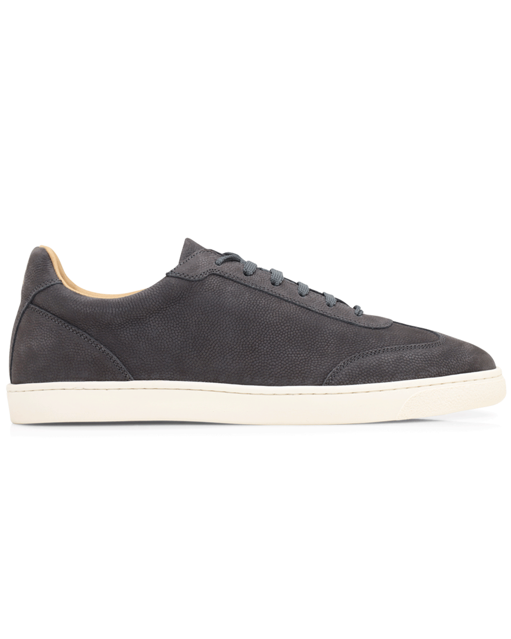 Textured Nubuck Sneaker in Grey