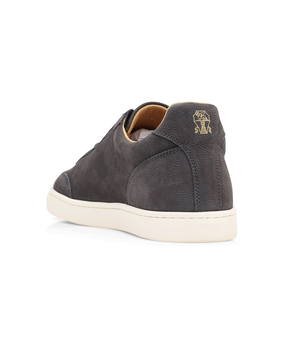 Textured Nubuck Sneaker in Grey