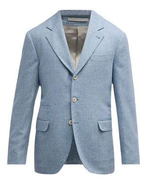 Blue Herringbone Sportcoat