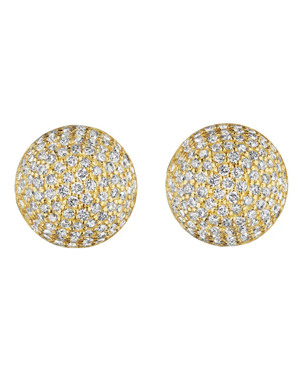 Large Psyche Diamond Stud Earrings