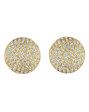 Large Psyche Diamond Stud Earrings