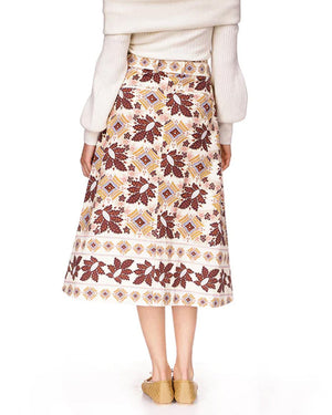 Retro Floral Oslo Skirt