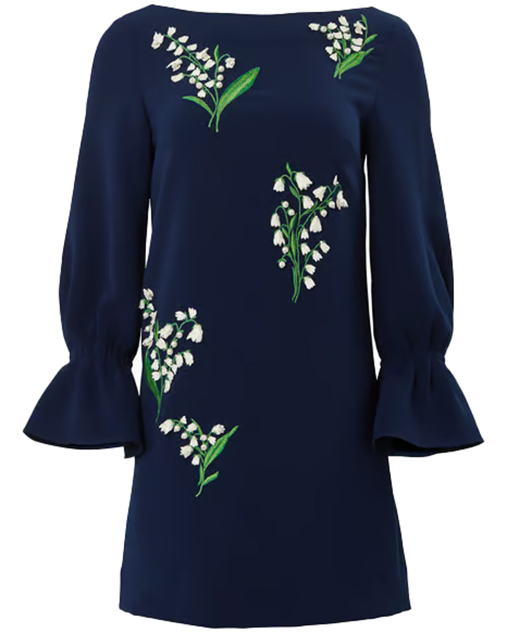 Midnight Lily Valley Embellished Shift Dress