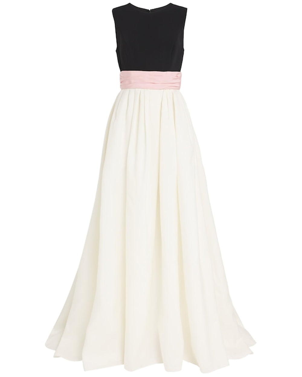 Ivory Sleeveless Cummerbund Dress