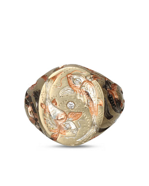 Cyprini Carp Signet Ring