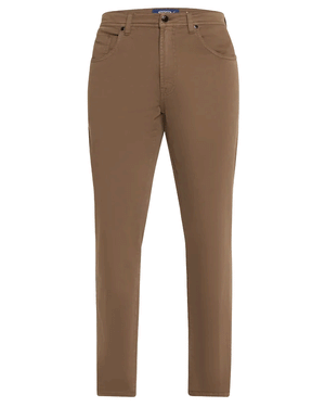 Brown 5 Pocket Twill Pant