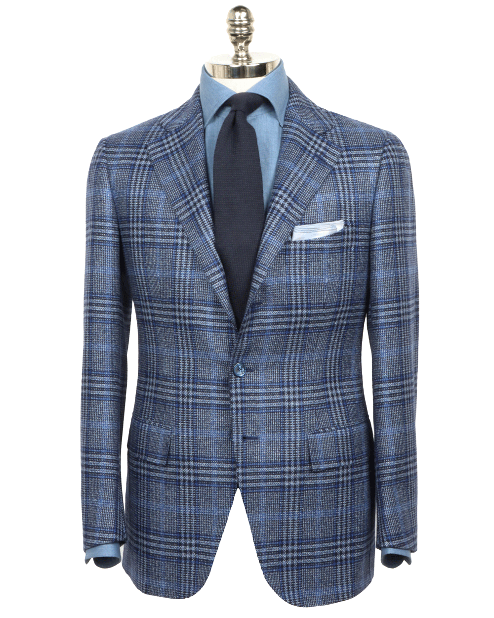 Navy and Blue Plaid Sportcoat