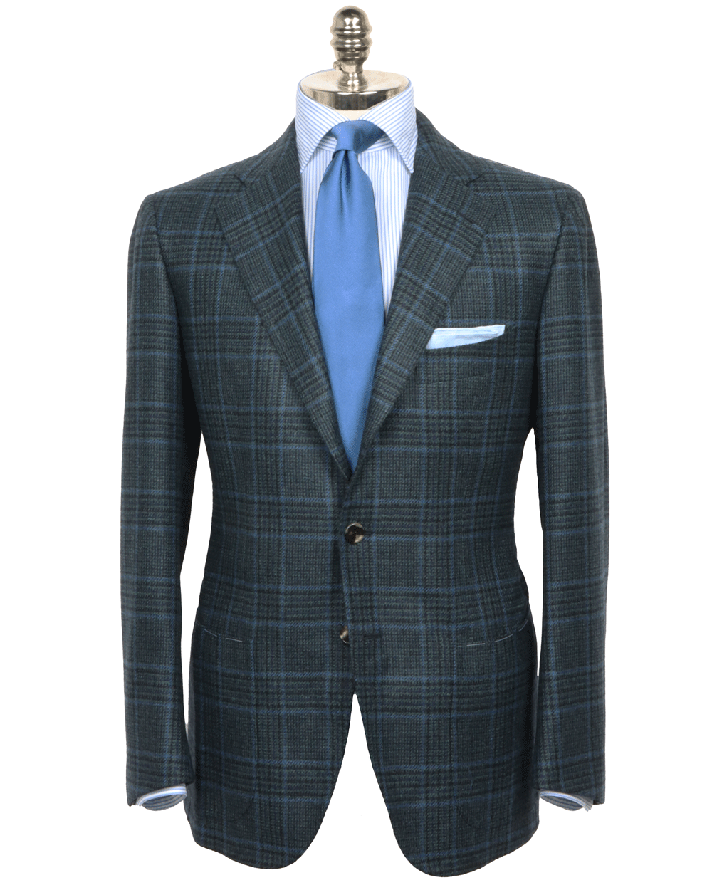 Navy and Green Plaid Sportcoat