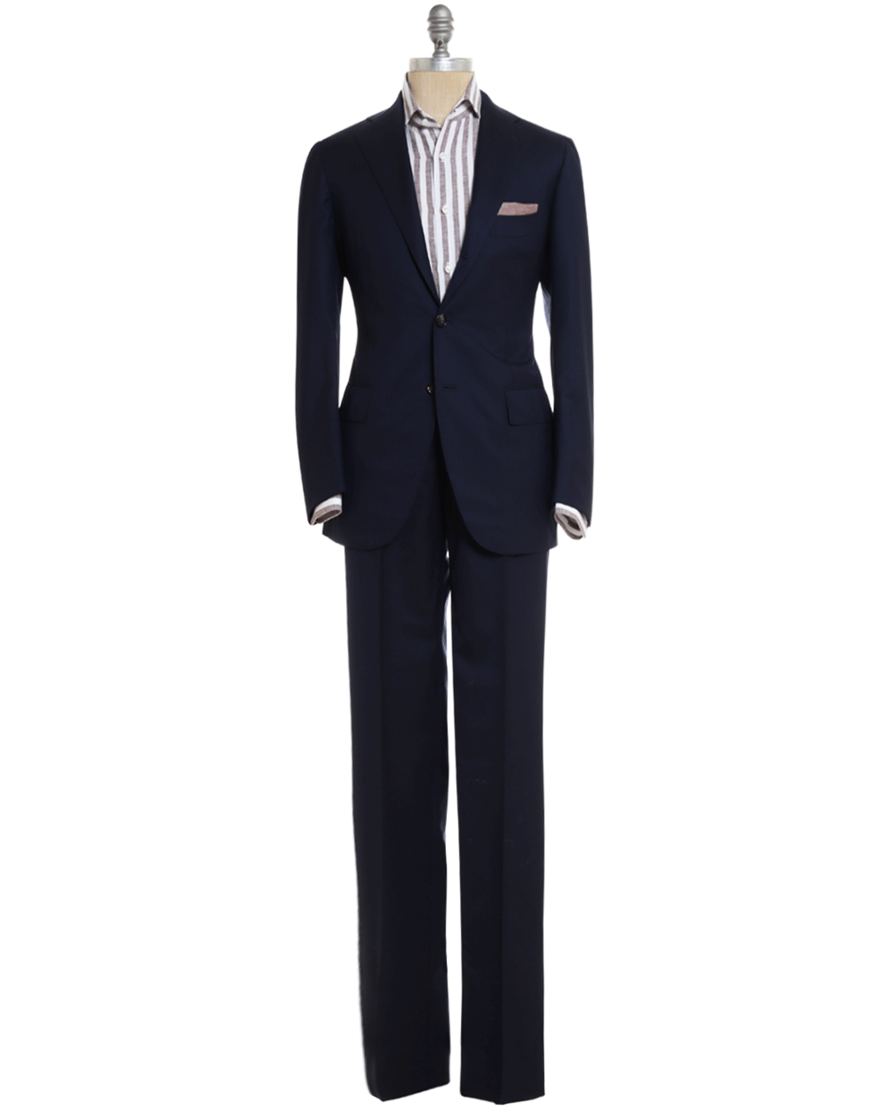 Solid High Blue 150s Wool Suit