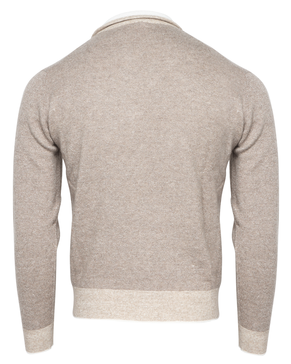 Taupe Quarter Zip Sweater