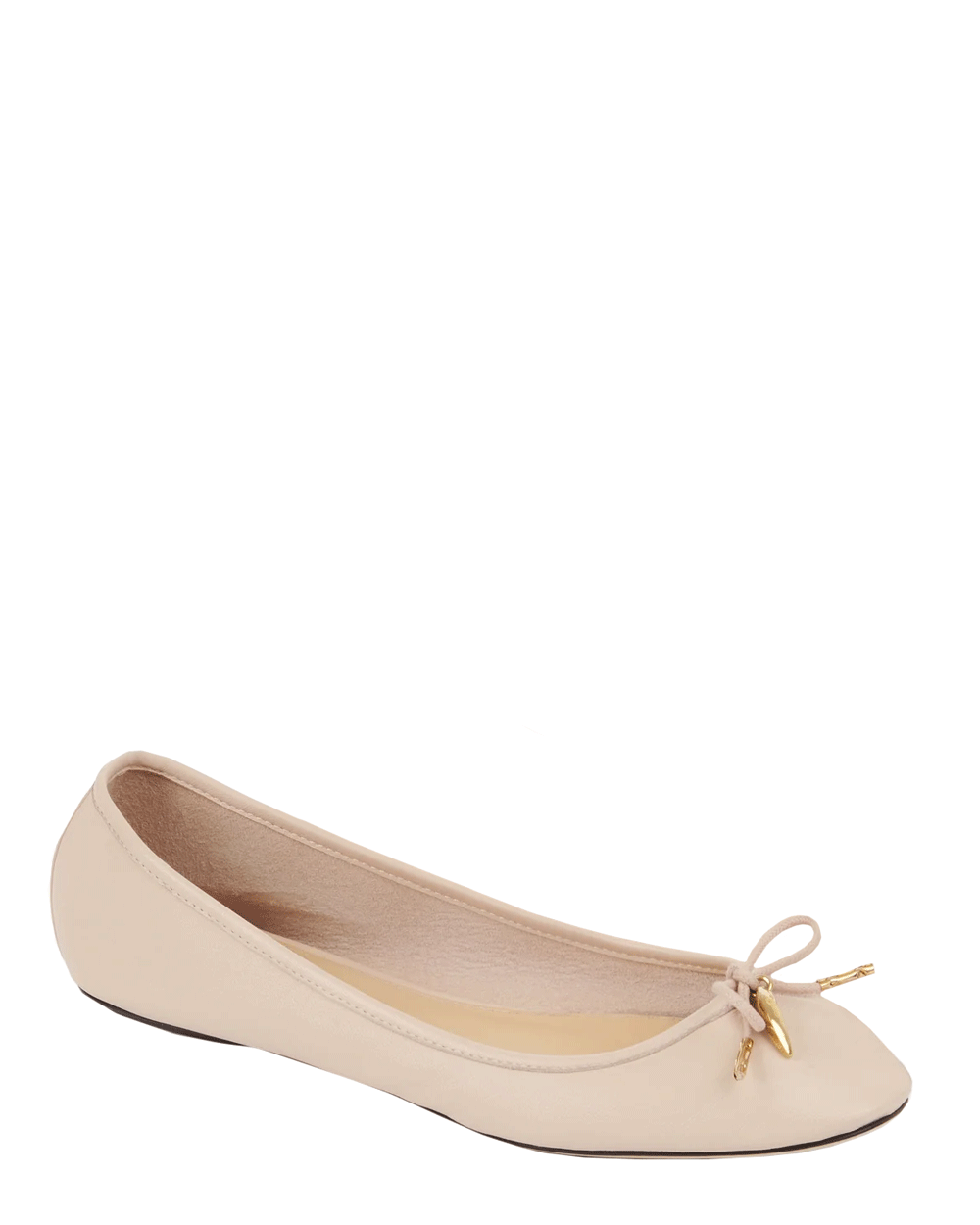 Iris Ballerina Flat in Blushy Beige