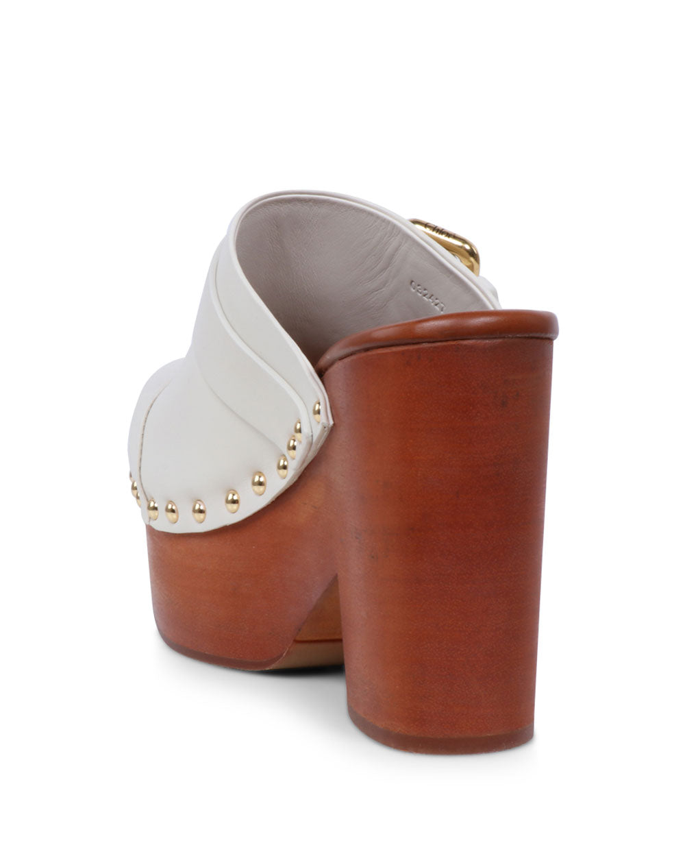 Jeannette Clog in Eggshell