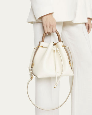 Marcie Bucket Bag in Ivory