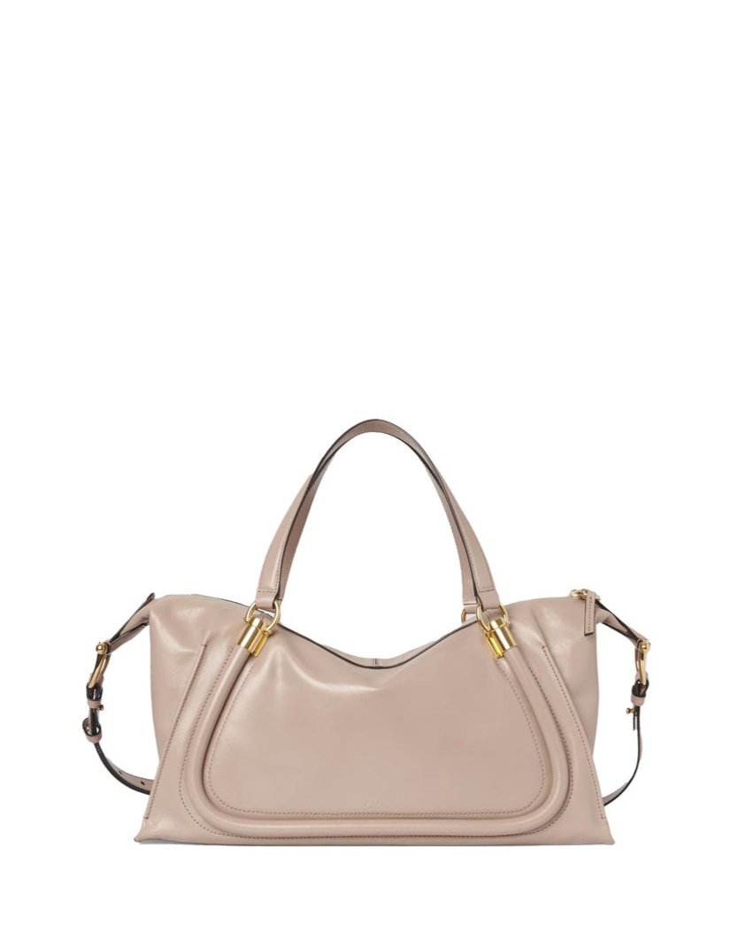 Paraty 24B Top Handle Bag in Deep Beige