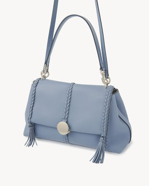 Penelope Medium Soft Soulder Bag in Cobalt
