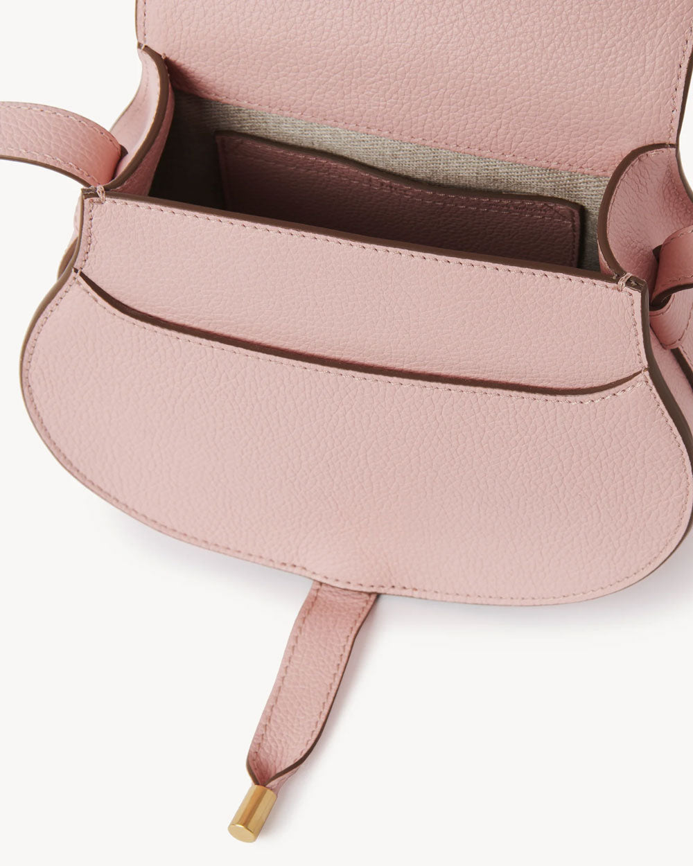Marcie Small Saddle Bag in Blossom Pink