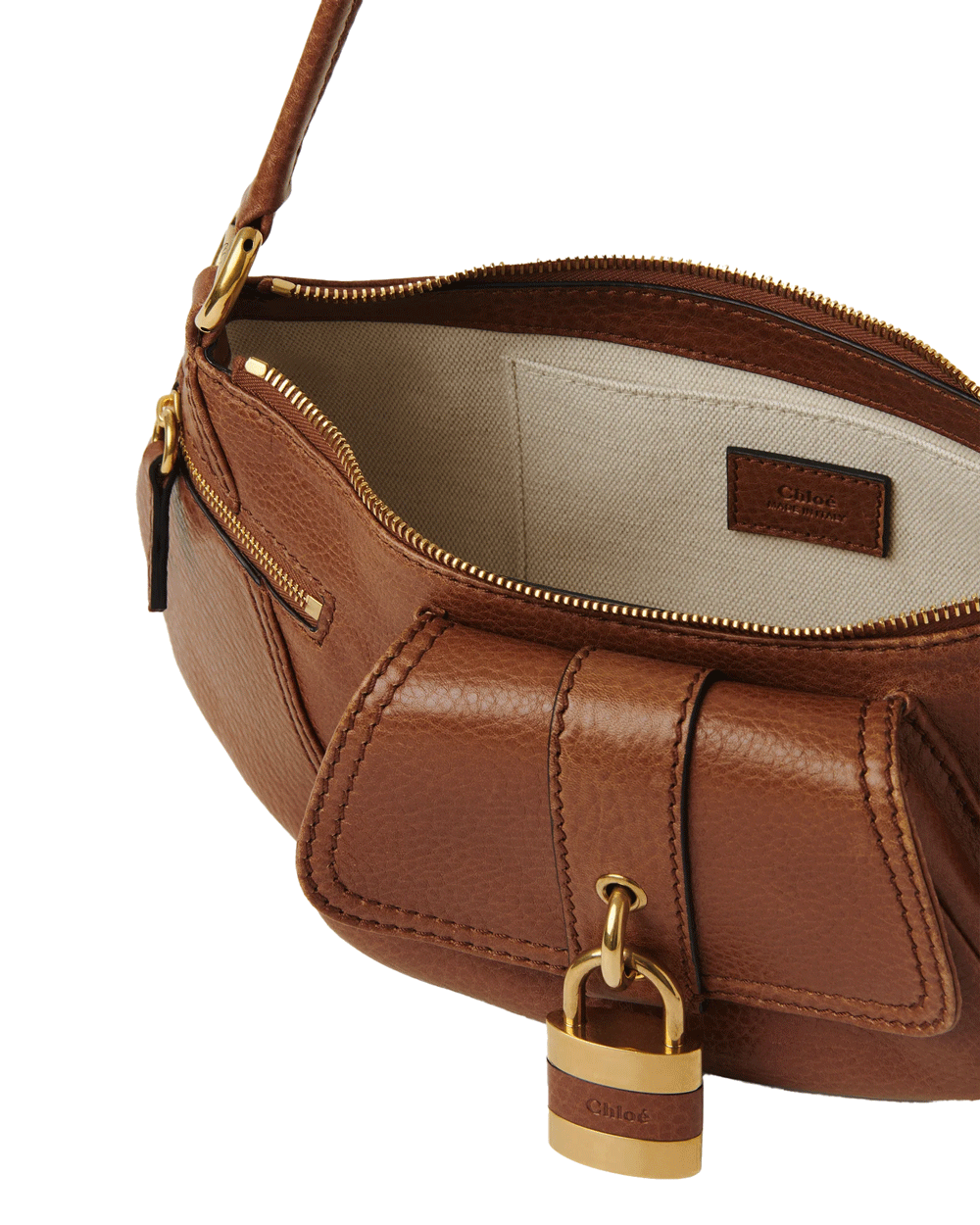 The 99 Shoulder Bag in Clay Brown