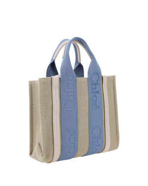 Woody Tote in Washed Blue