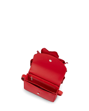 Loubi54 3D Rose Crossbody in Red