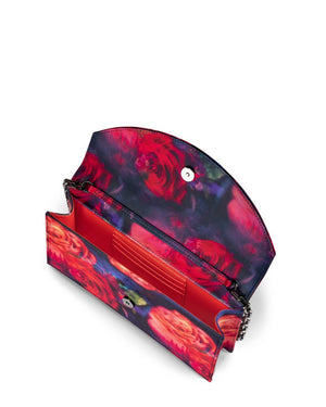 Loubi54 Multicolor Rose Satin Clutch