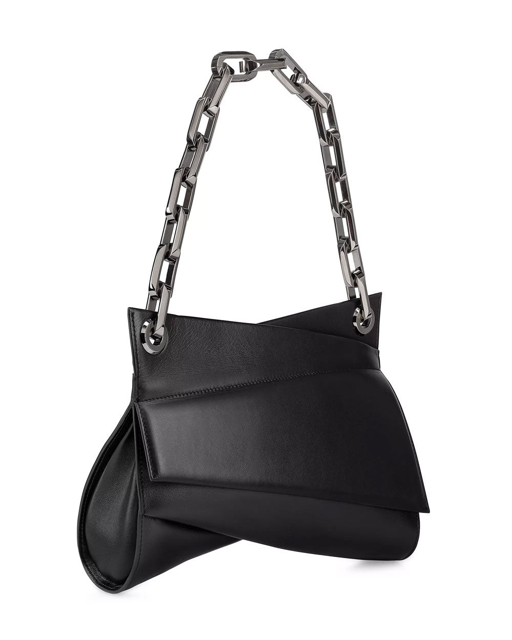 Loubitwist Chain Bag in Black
