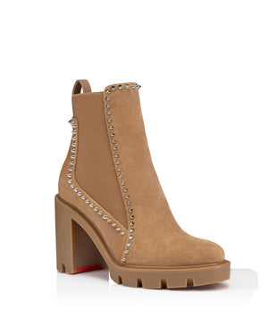 Out Line Spike Lug Calf Bootie in Lionne