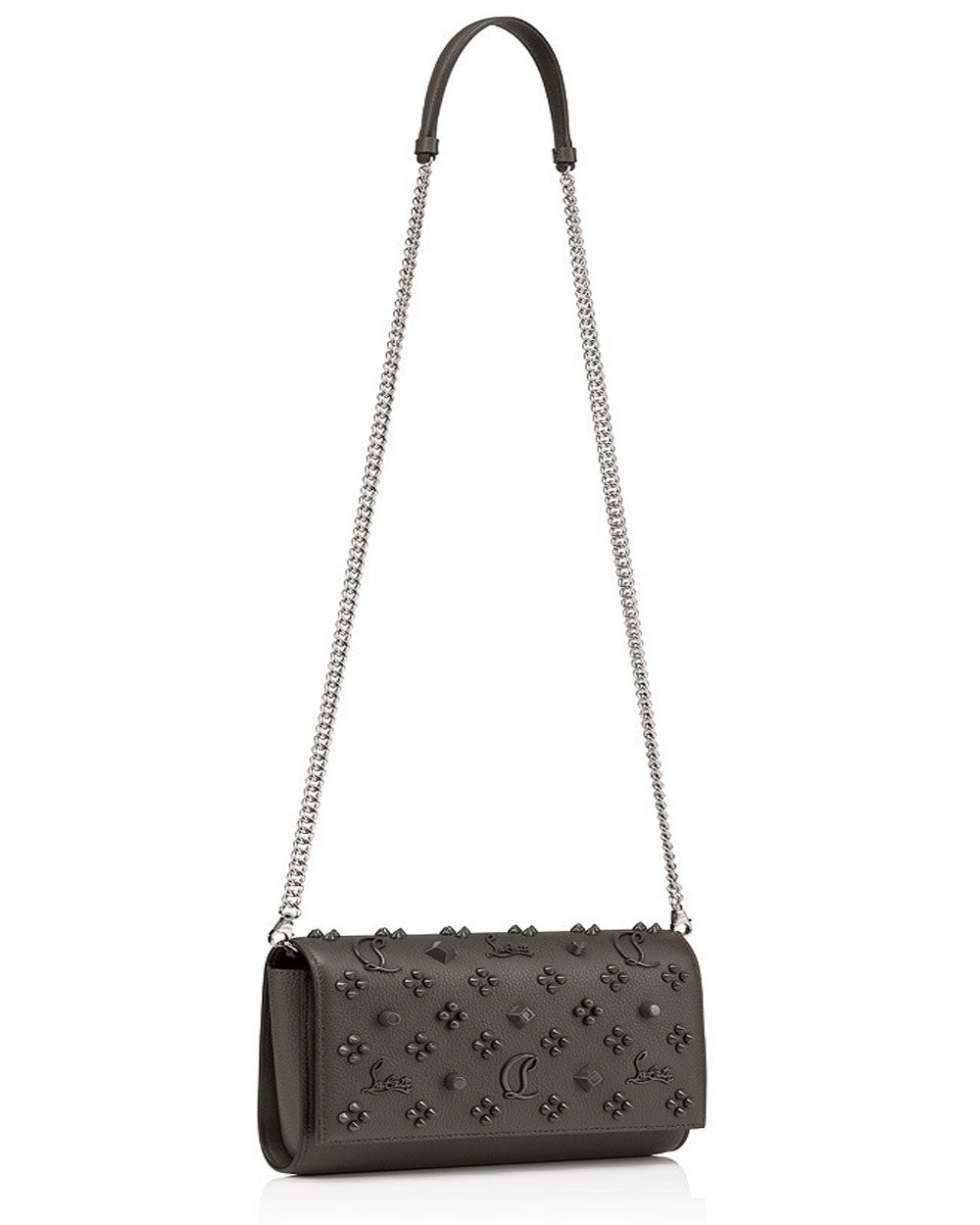 Paloma Clutch in Charcoal