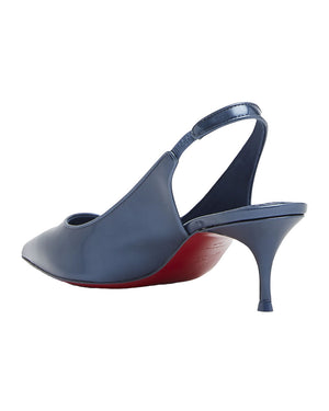 Sporty Kate Slingback in Blue Patent