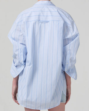 Aquis Stripe Kayla Shirt