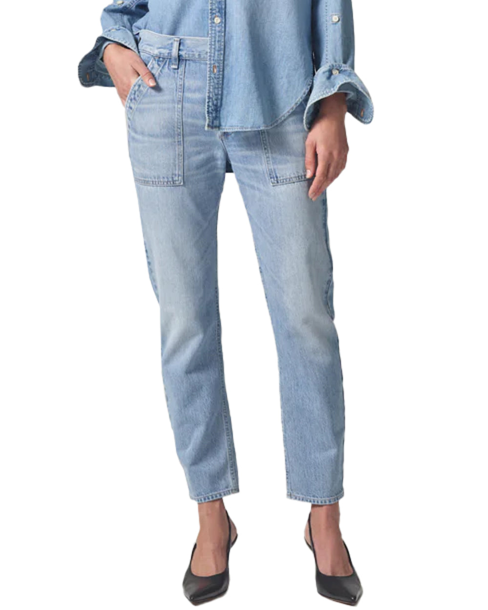 Leah Cargo Jean in Pinpoint