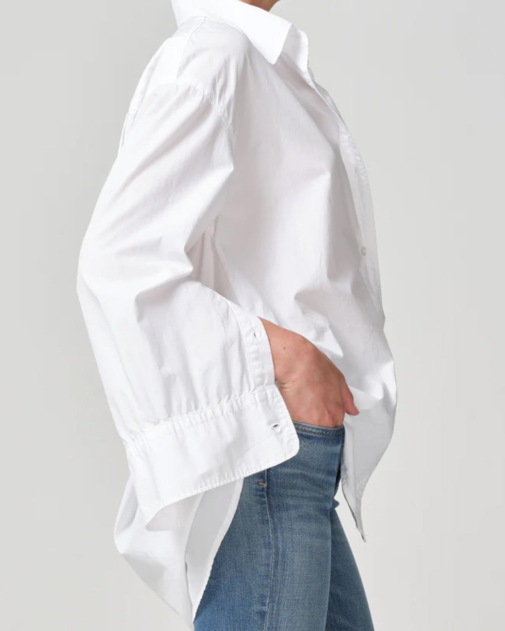 Optic White Cocoon Shirt