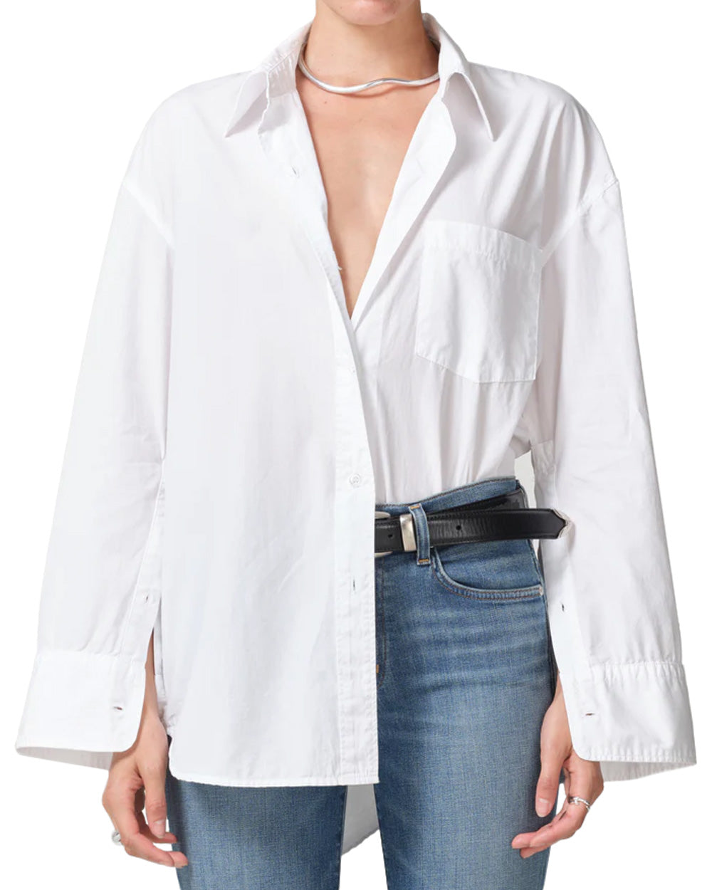 Optic White Cocoon Shirt