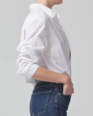 Optic White Shrunken Kayla Shirt