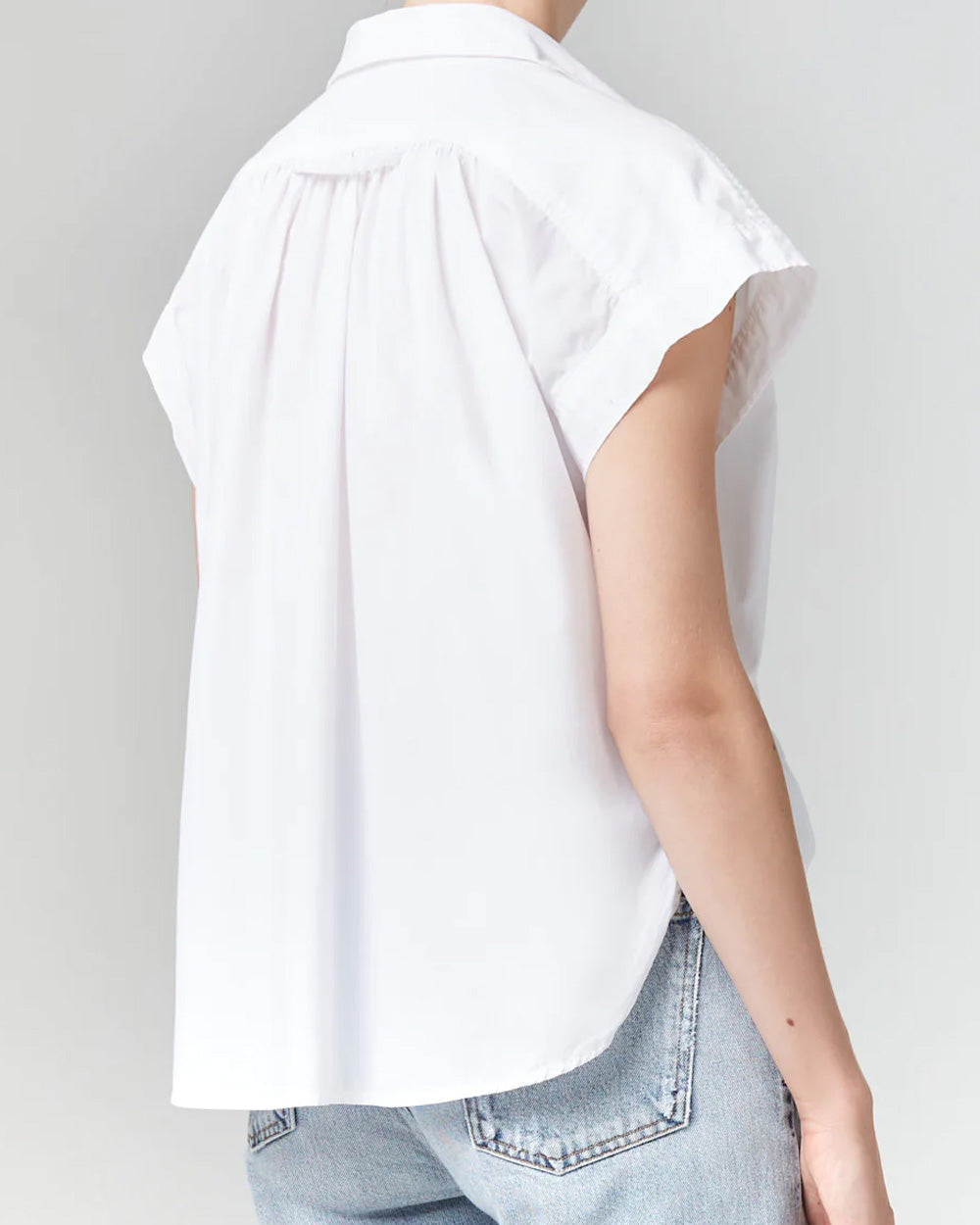 Star White Penny Blouse